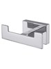WONZON & WOGHAND Двойной крючок для ванной FLAT, Хром (WW-9725) WW-9725