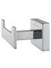 WONZON & WOGHAND Двойной крючок для ванной FLAT, Хром (WW-9725) WW-9725