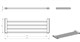 WONZON & WOGHAND Полка для полотенец , Хром (WW-V3901-CR) WW-V3901-CR