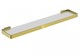 WONZON & WOGHAND Стеклянная полка для ванной LOTTE, Брашированное золото (WW-8327A-BG) WW-8327A-BG