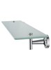 WONZON & WOGHAND Стеклянная полка для ванной SIMPLE, Хром (WW-6527) WW-6527