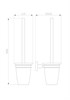 WONZON & WOGHAND Туалетный ершик в комплекте EASY, Хром (WW-8129) WW-8129