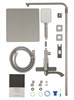 WONZON & WOGHAND Душевая система FLEX, Брашированный никель (WW-88047072-BN) WW-88047072-BN