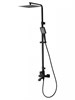 WONZON & WOGHAND Душевая система FLEX, Черный матовый (WW-88047072-MB) WW-88047072-MB