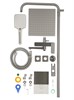 WONZON & WOGHAND Душевая система FORZA, Брашированный никель (WW-739031-BN) WW-739031-BN