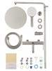WONZON & WOGHAND Душевая система STICK, Брашированный никель (WW-88739017-BN) WW-88739017-BN