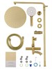 WONZON & WOGHAND Душевая система TOR, Брашированное золото (WW-88047073-BG) WW-88047073-BG