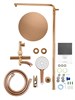 WONZON & WOGHAND Душевая система TOR, Розовое золото (WW-88047073-RG) WW-88047073-RG