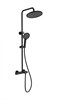 WONZON & WOGHAND Душевая система с термостатом MUSE Corno, Черный матовый (WW-B2091-A-MB) WW-B2091-A-MB