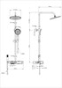 WONZON & WOGHAND Душевая система с термостатом MUSE Forte, Белый матовый (WW-B3580-MW) WW-B3580-MW