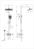 WONZON & WOGHAND Душевая система с термостатом MUSE Legato, Черный матовый (WW-B4129-MB) WW-B4129-MB