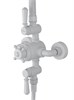WONZON & WOGHAND Душевая система с термостатом RETRO, Белый матовый (WW-B3041-MW) WW-B3041-MW