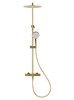 WONZON & WOGHAND Душевая система с термостатом STICK, Брашированное золото (WW-88739903-BG) WW-88739903-BG