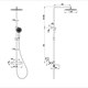 WONZON & WOGHAND Душевая система с термостатом STICK, Хром (WW-88739903-CR) WW-88739903-CR