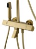 WONZON & WOGHAND Душевая система с термостатом The ONE, Брашированное золото (WW-B3094-BG) WW-B3094-BG