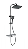 WONZON & WOGHAND Душевая система с термостатом ThermoKlick, Черный матовый (WW-B3098-A-MB) WW-B3098-A-MB