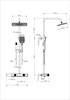 WONZON & WOGHAND Душевая система с техническим душем Shelf, Черный матовый (WW-B4161-MB) WW-B4161-MB