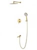 WONZON & WOGHAND Душевая система встраиваемая STICK, Брашированное золото (WW-88939017-BG) WW-88939017-BG