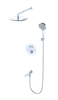 WONZON & WOGHAND Душевая система с термостатом встраиваемая STICK, Хром (WW-88929010-CR) WW-88929010-CR