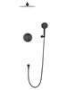 WONZON & WOGHAND Душевая система с термостатом встраиваемая STICK, Черный матовый (WW-88929010-MB) WW-88929010-MB