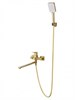 WONZON & WOGHAND Смеситель для ванны FLEX, Брашированное золото (WW-639906-BG) WW-639906-BG