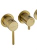 WONZON & WOGHAND Смеситель для ванны встраиваемый STICK, Брашированное золото (WW-889017-BG) WW-889017-BG