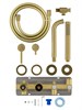 WONZON & WOGHAND Смеситель для ванны встраиваемый STICK, Брашированное золото (WW-889017-BG) WW-889017-BG