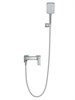 WONZON & WOGHAND Смеситель для ванны с душем CUBE 2.0, Хром (WW-88037068-CR) WW-88037068-CR