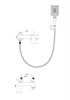 WONZON & WOGHAND Смеситель для ванны с душем CUBE, Хром (WW-88639016-CR) WW-88639016-CR