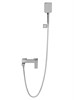 WONZON & WOGHAND Смеситель для ванны с душем CUBE, Хром (WW-88639016-CR) WW-88639016-CR