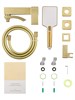WONZON & WOGHAND Смеситель для ванны с душем FIT, Брашированное золото (WW-88639009-BG) WW-88639009-BG