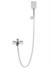 WONZON & WOGHAND Смеситель для ванны с душем FLEX, Хром (WW-88037072-CR) WW-88037072-CR