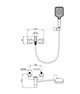 WONZON & WOGHAND Смеситель для ванны с душем FORZA, Хром (WW-639031-1-CR) WW-639031-1-CR