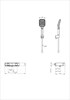 WONZON & WOGHAND Смеситель для ванны с душем Shelf, Черный матовый (WW-B2551-MB) WW-B2551-MB