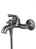 WONZON & WOGHAND Смеситель для ванны с душем STEAM, Темный графит (WW-88639008-BGM) WW-88639008-BGM