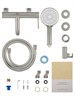 WONZON & WOGHAND Смеситель для ванны с душем STICK, Брашированный никель (WW-88639017-BN) WW-88639017-BN