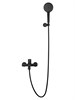 WONZON & WOGHAND Смеситель для ванны с душем TOR, Черный матовый (WW-88037073-MB) WW-88037073-MB