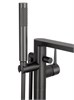 WONZON & WOGHAND Смеситель для ванны напольного монтажа STICK, Темный графит (WW-88649901-BGM) WW-88649901-BGM