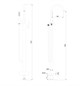 WONZON & WOGHAND Смеситель для ванны напольного монтажа STICK, Хром (WW-88649017-CR) WW-88649017-CR