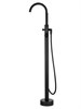 WONZON & WOGHAND Смеситель для ванны напольного монтажа STICK, Черный матовый (WW-88649017-MB) WW-88649017-MB