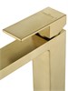 WONZON & WOGHAND Смеситель для раковины высокий CUBE, Брашированное золото (WW-88239016-BG) WW-88239016-BG
