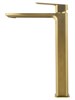 WONZON & WOGHAND Смеситель для раковины высокий DIAMOND, Брашированное золото (WW-88239011-BG) WW-88239011-BG