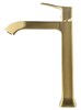 WONZON & WOGHAND Смеситель для раковины высокий FLEX, Брашированное золото (WW-88019072-BG) WW-88019072-BG