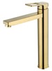 WONZON & WOGHAND Смеситель для раковины высокий FRAME, Брашированное золото (WW-88239010-BG) WW-88239010-BG