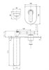WONZON & WOGHAND Смеситель для раковины встраиваемый SHARK, Хром (WW-481701-CR) WW-481701-CR