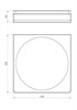WONZON & WOGHAND Мыльница с держателем ECLIPSE, Глянцевое золото (WW-9124-LG) WW-9124-LG