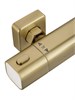 WONZON & WOGHAND Смеситель для ванны с душевым гарнитуром и термостатом SOLID, Брашированное золото (WW-C2011-A-BG) WW-C2011-A-BG