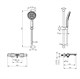 WONZON & WOGHAND Смеситель для ванны с душем и термостатом SOLID, Черный матовый (WW-C2011-A-MB) WW-C2011-A-MB