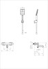 WONZON & WOGHAND Смеситель для ванны с душем и термостатом STAY 3, Хром (WW-B2026-A1-CR) WW-B2026-A1-CR