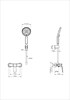 WONZON & WOGHAND Смеситель для душа , Хром (WW-B2585-CR) WW-B2585-CR